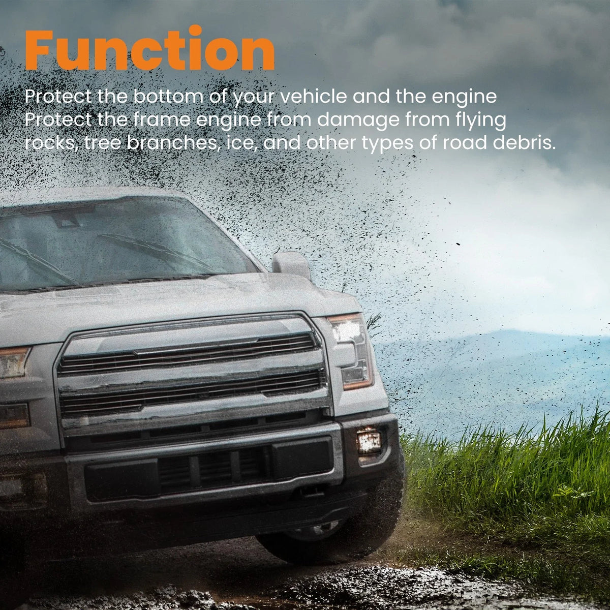 Skid Plate Rear for Ford F-150 Ecoboost (2015–2022)