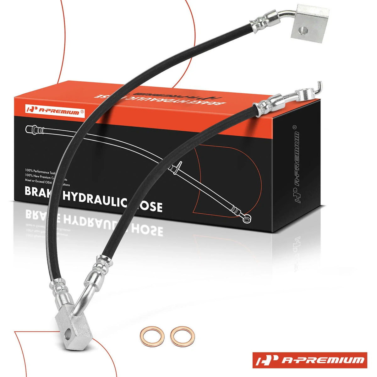 Front Brake Hydraulic Hose for Nissan Titan XD (2017–2023)