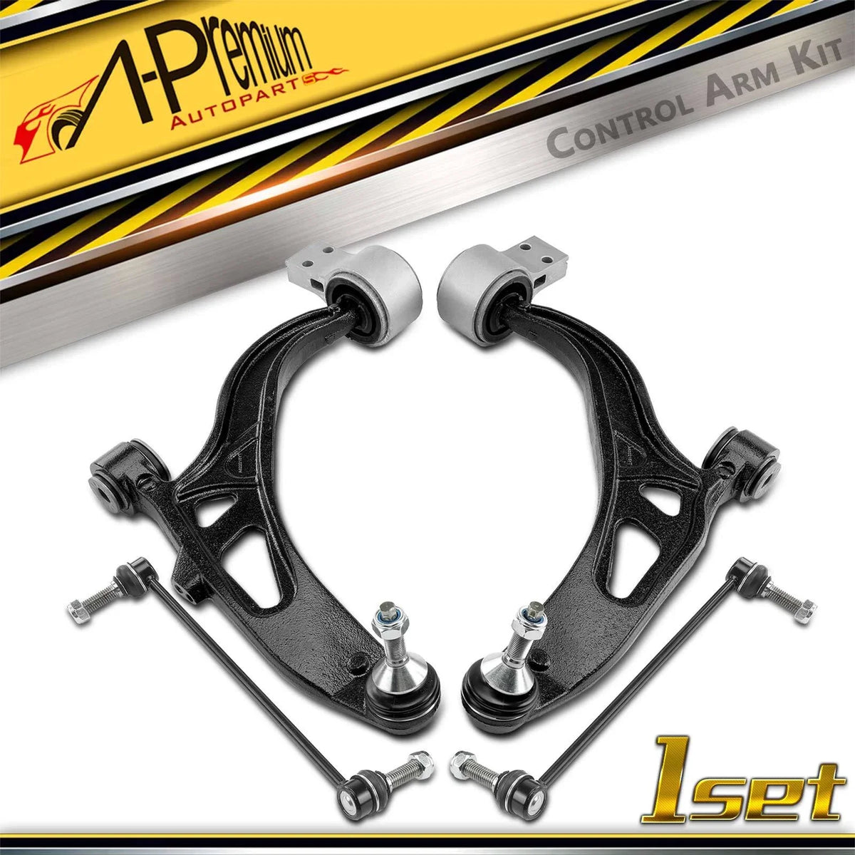 Set of 4 Front Control Arm Ball Joints for Ford Explorer (2011–2019)