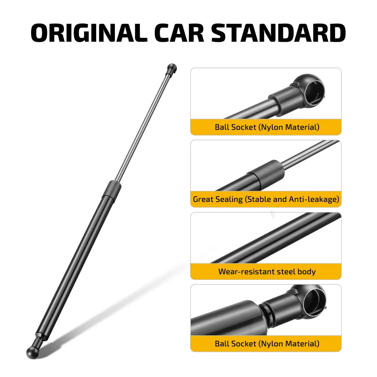 Lift Support Gas Shock for Leer Camper Shell Truck Topper 2pc 445N
