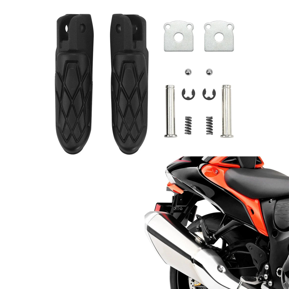 Rear Footrest Pegs for Suzuki GSX1300R 2022-2024 Passenger Side