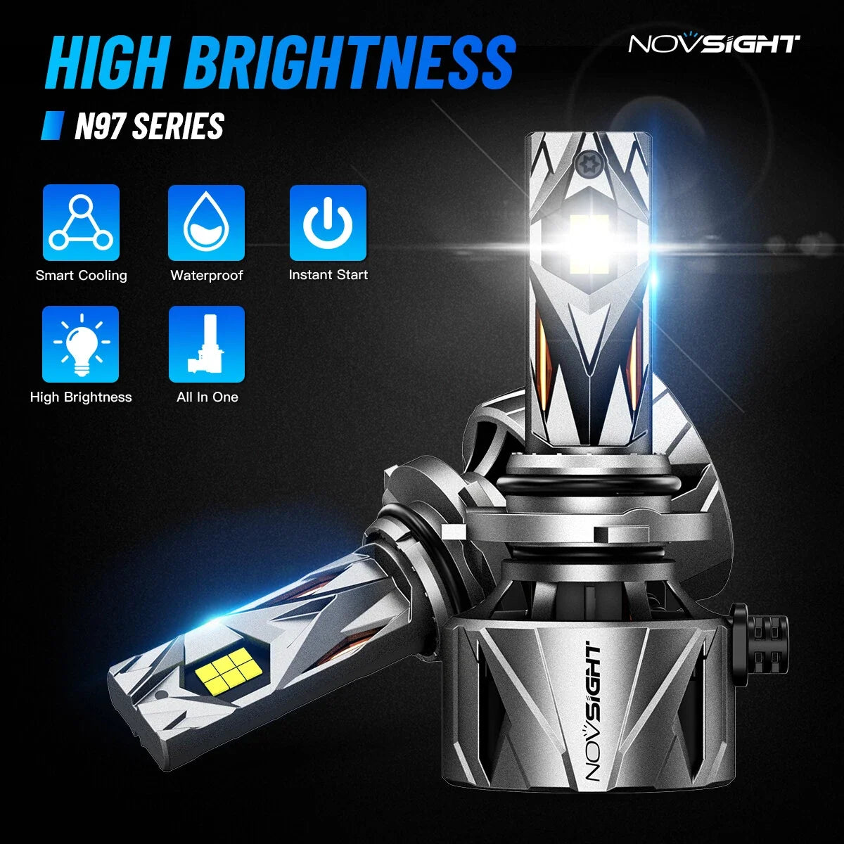 LED Headlight Bulb Conversion Kit 9006 HB4 for Toyota Hilux N70