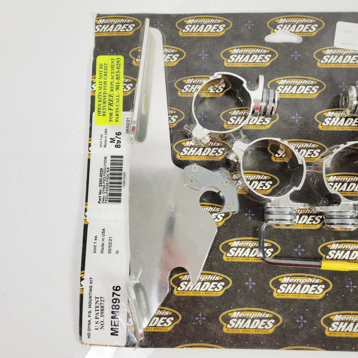 Fats/Slim Trigger Lock Windshield Mounting Kit for Harley Dyna 2006-2017