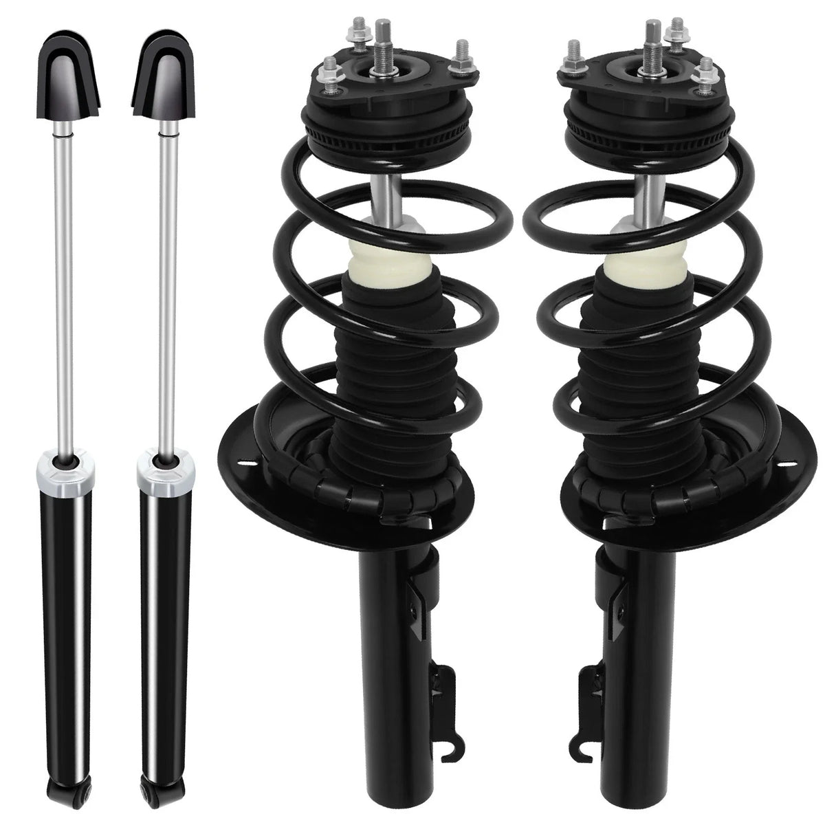 Set of 4 Loaded Complete Struts & Shocks for Ford Focus (2008–2011)
