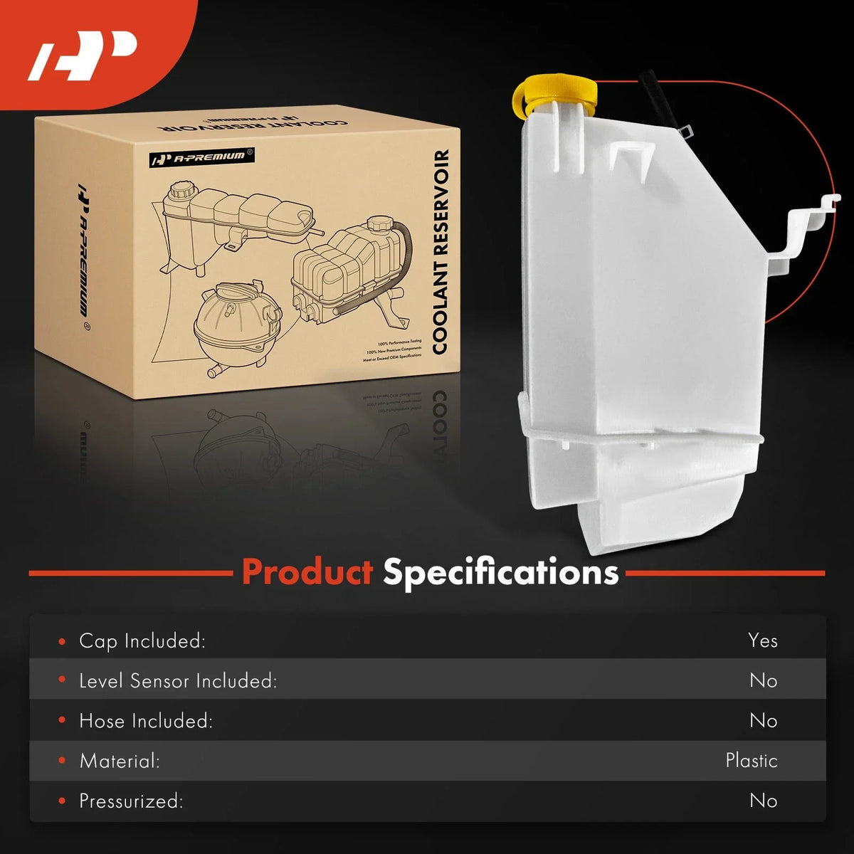 Coolant Reservoir and Cap for 2009-2014 Nissan Murano