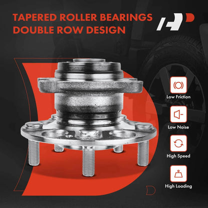 Brake Pad Set with Drilled Rotors for Acura CSX & Honda Civic