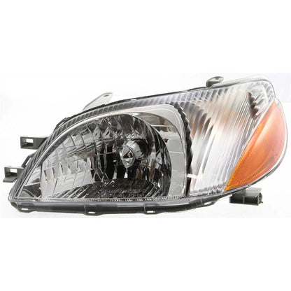 Headlight Set for Toyota Echo (2000–2002) 2Pc with Bulb