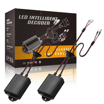 LED Headlight Canbus Decoder Resistor - 2X H1 H3 Anti-Flicker
