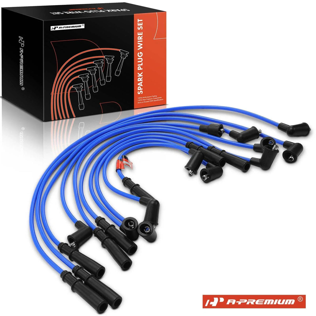 10Pcs Spark Plug Wire Set for Nissan Pathfinder (1987–1988)