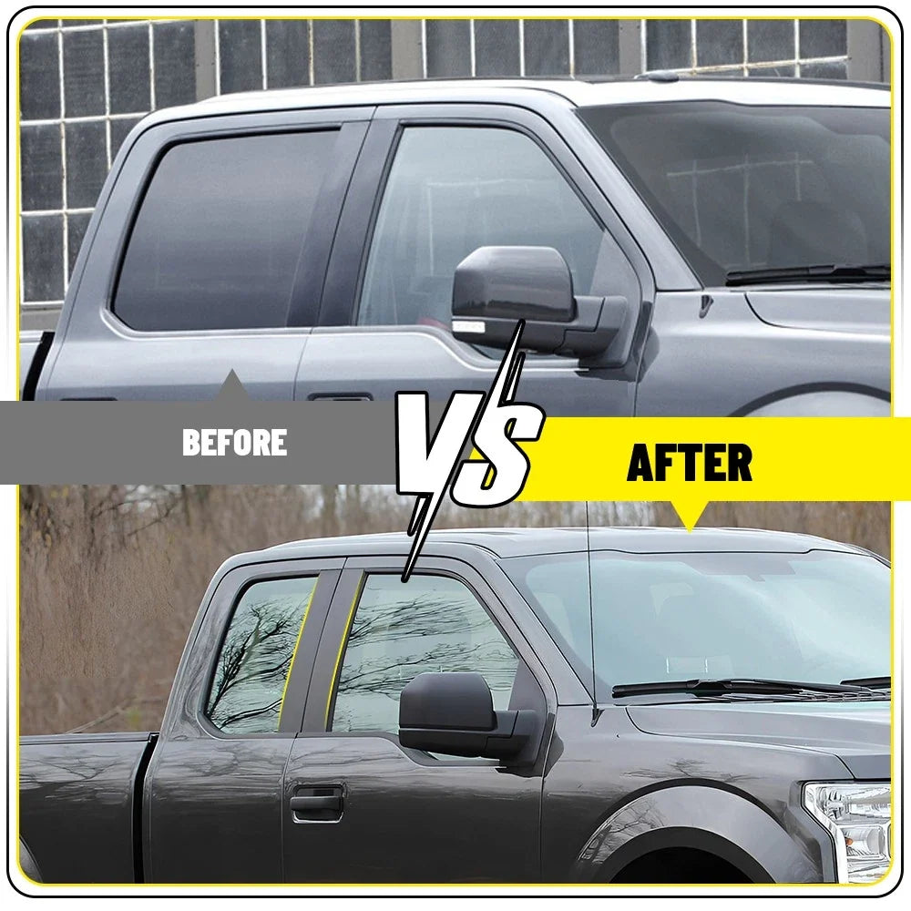 2015-2023 Ford F150 Gloss Black Pillar Post Covers