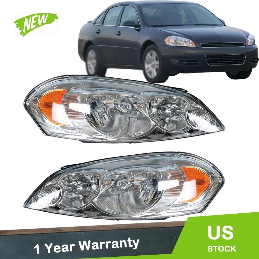 Headlights Set (2 Pieces) for Chevrolet Impala 2006-2016