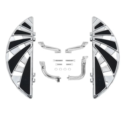 Front Driver Floorboard Bracket - Chrome for Harley Electra Glide 2014-2023