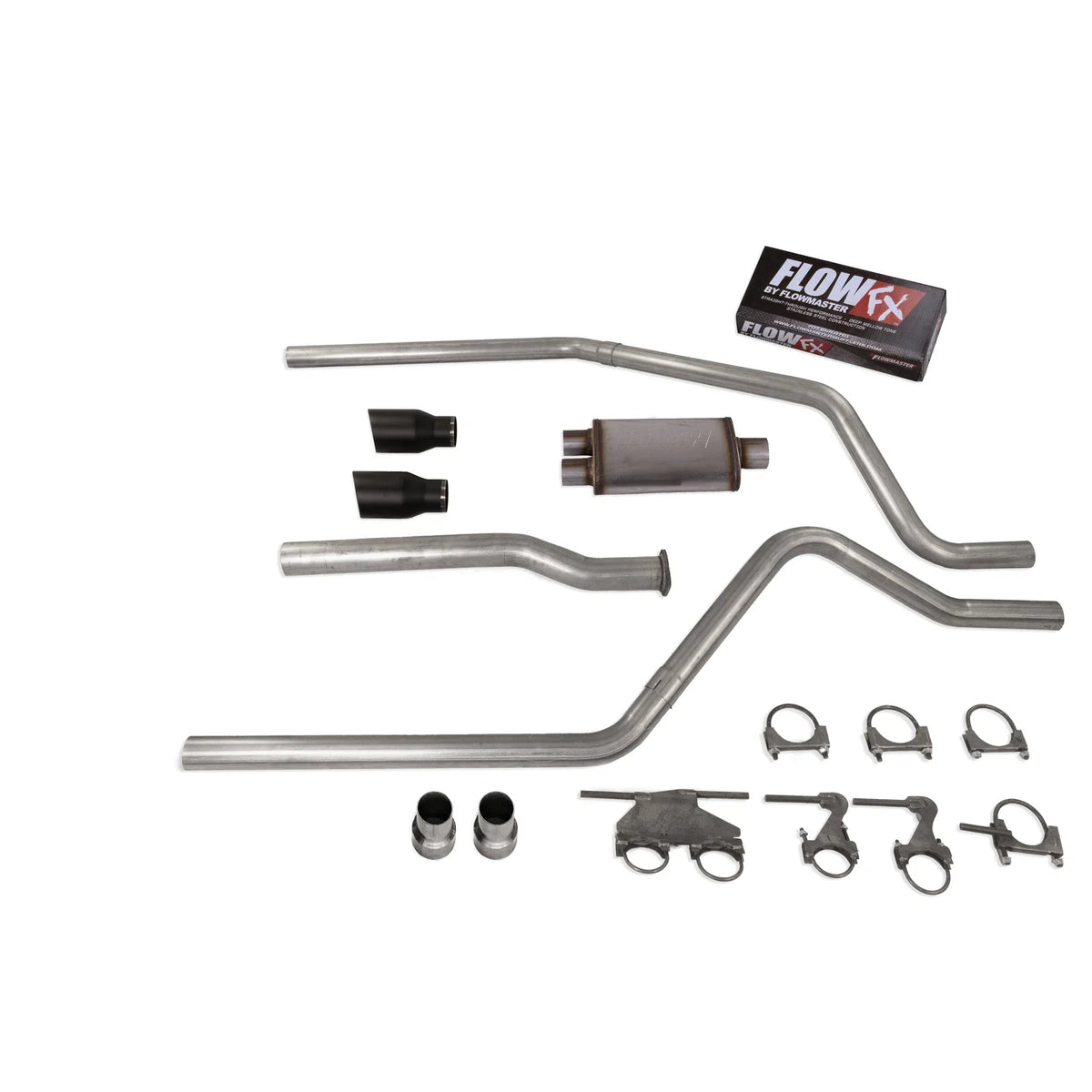 Dual Exhaust Kit 3" Flowmaster Flow FX DBW Tip for 2019–2025 Dodge Ram 1500