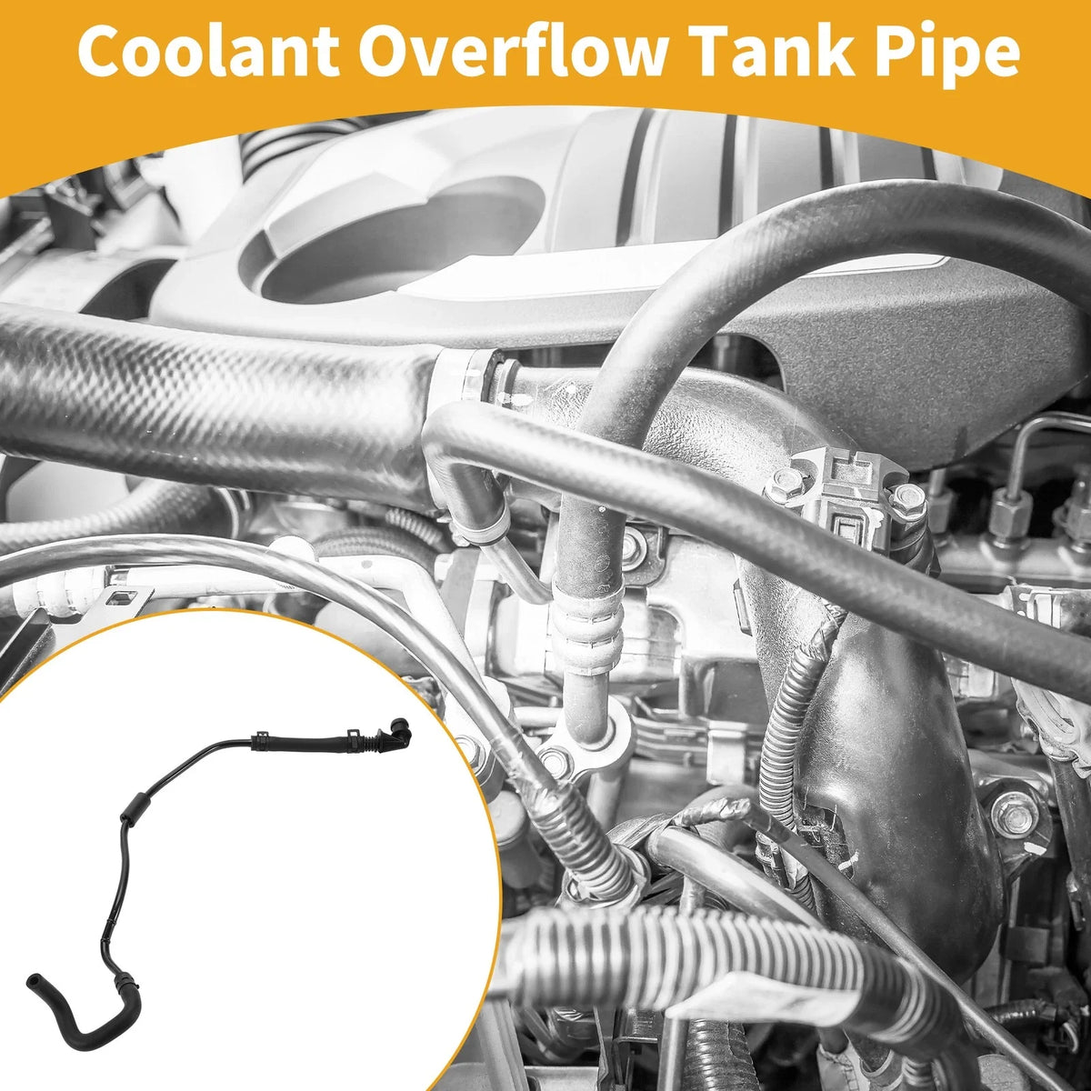 Coolant Overflow Tank Pipe for Audi A4 A5 (2017–2019) No. 06L121081K