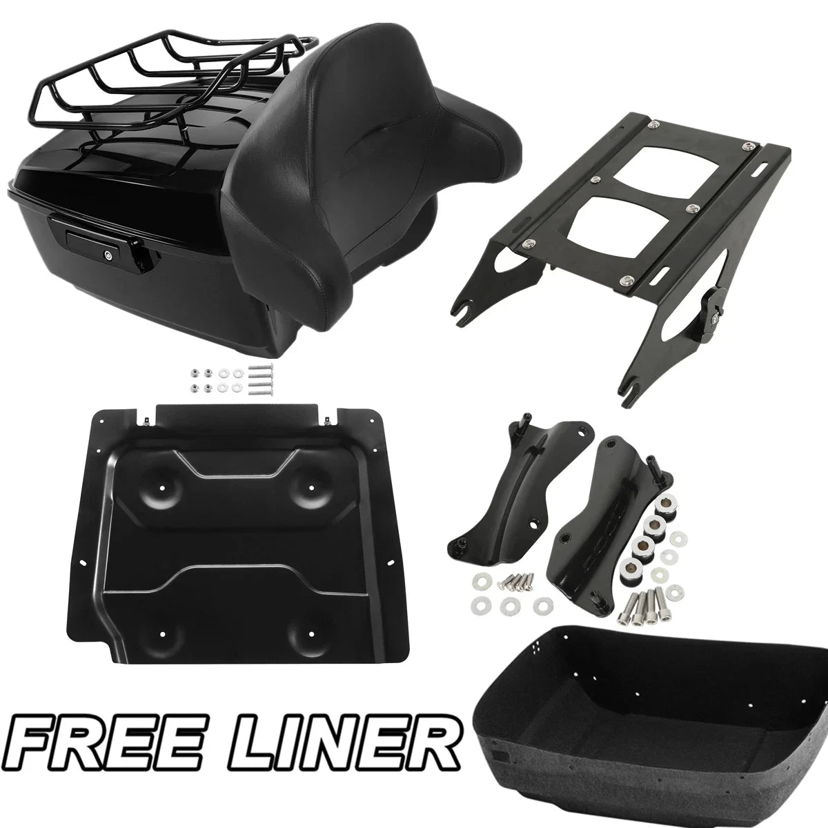 Trunk Pad Rack Plate for Electra Glide/Road King Harley 2014-2023