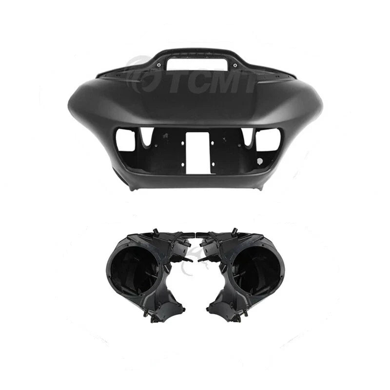 Matte Black Inner Outer Fairing Speaker Covers for Road Glide 2015-2023