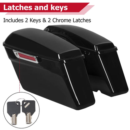 Saddle Bags for Harley Softail Heritage (With Conversion Bracket)
