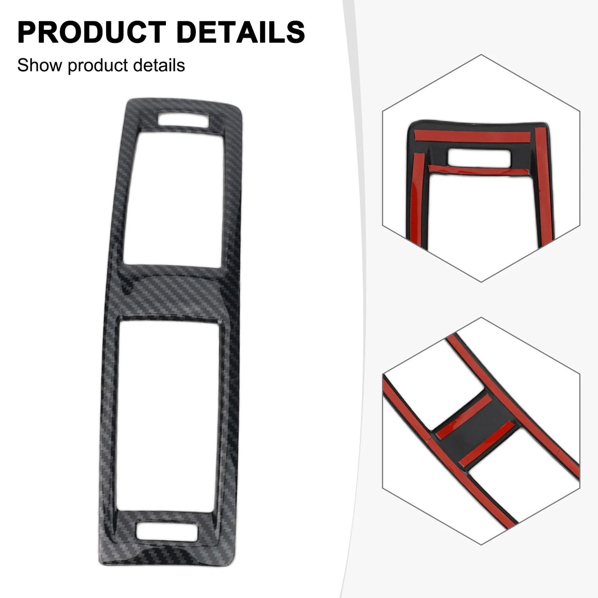 Carbon Fiber Trim for Lexus IS 250 (2006–2011) Fade Resistant
