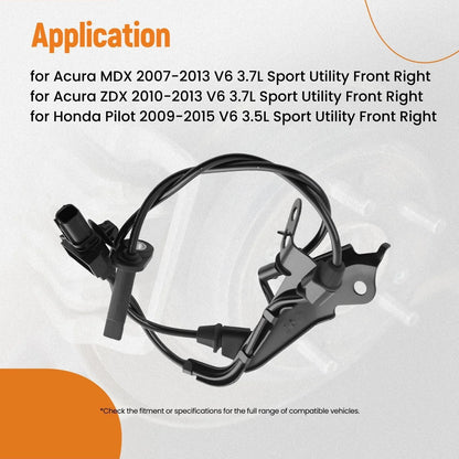 ABS Sensor for Front Right Honda Pilot 2009–2015 57450-STX-A01