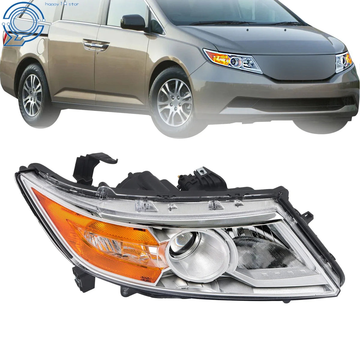 2011-2013 Honda Odyssey HID Headlight Right Side EX/EX-L/LX/Elite