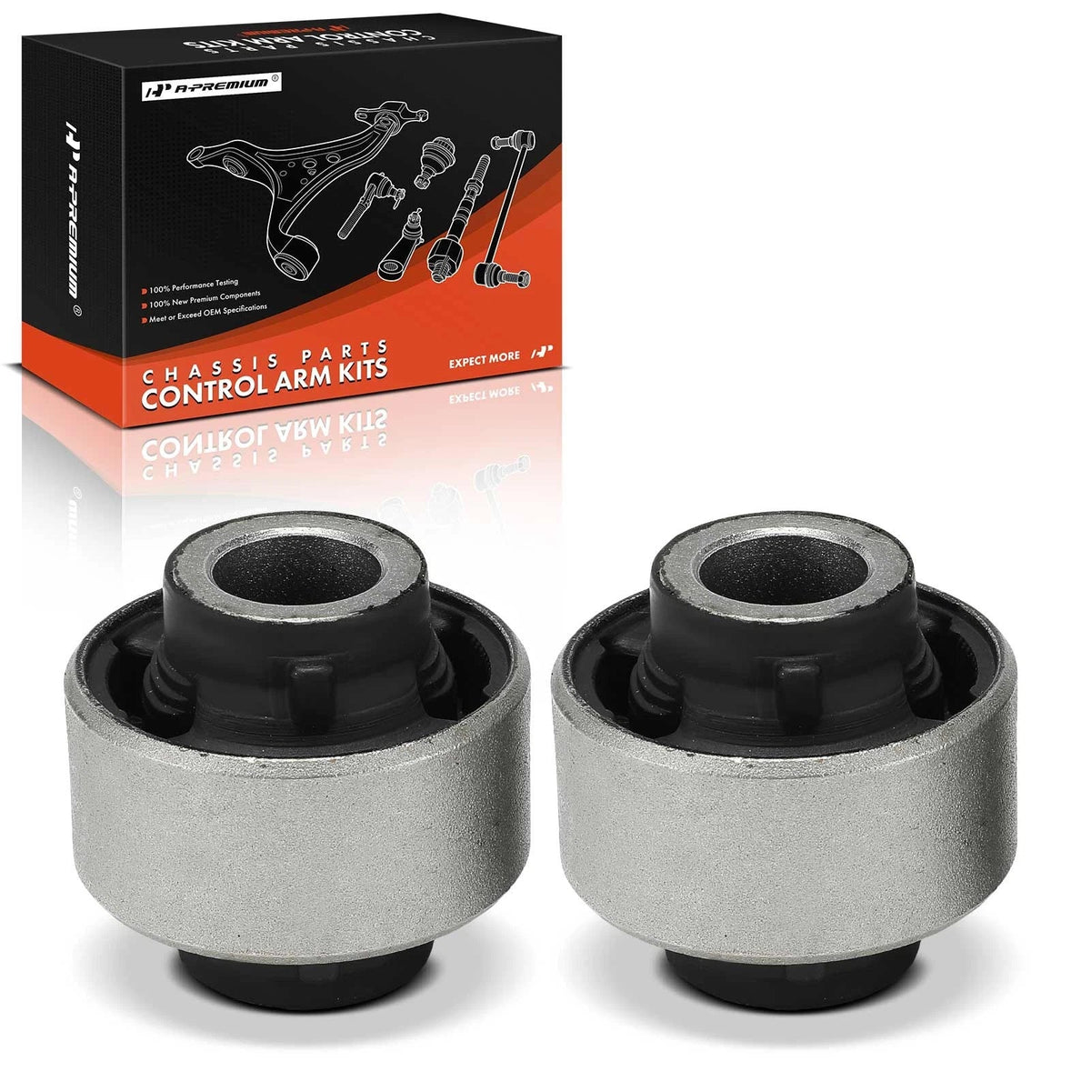 2X Front Lower Rearward Control Arm Bushing for Nissan Versa (2012–2019)