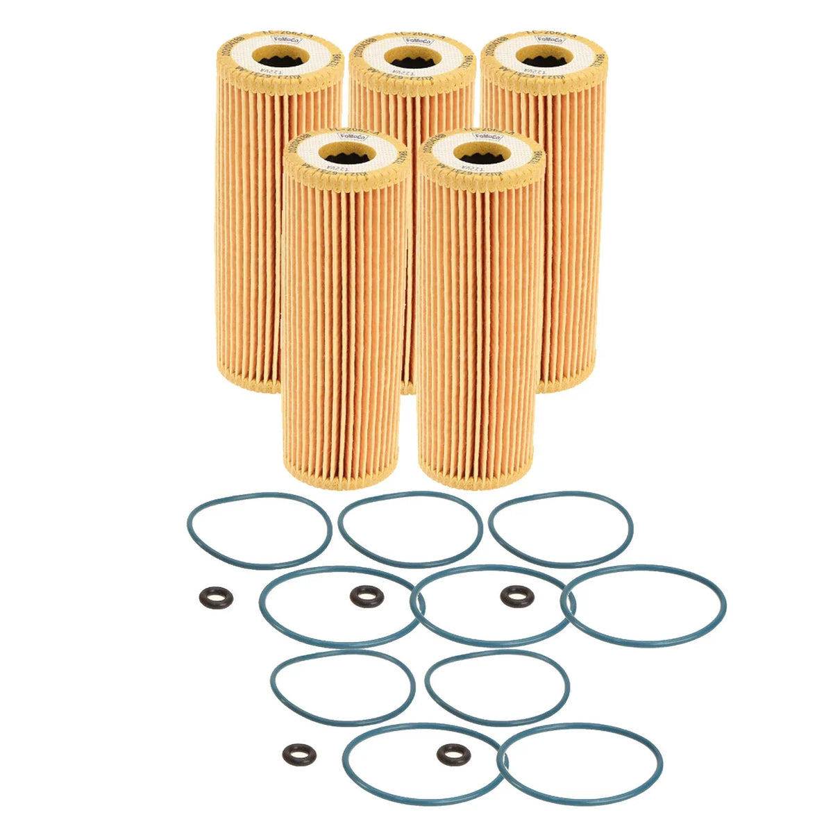 Set of 5 Engine Oil Filters for Ford Edge Fusion Lincoln Nautilus (2013–2023)