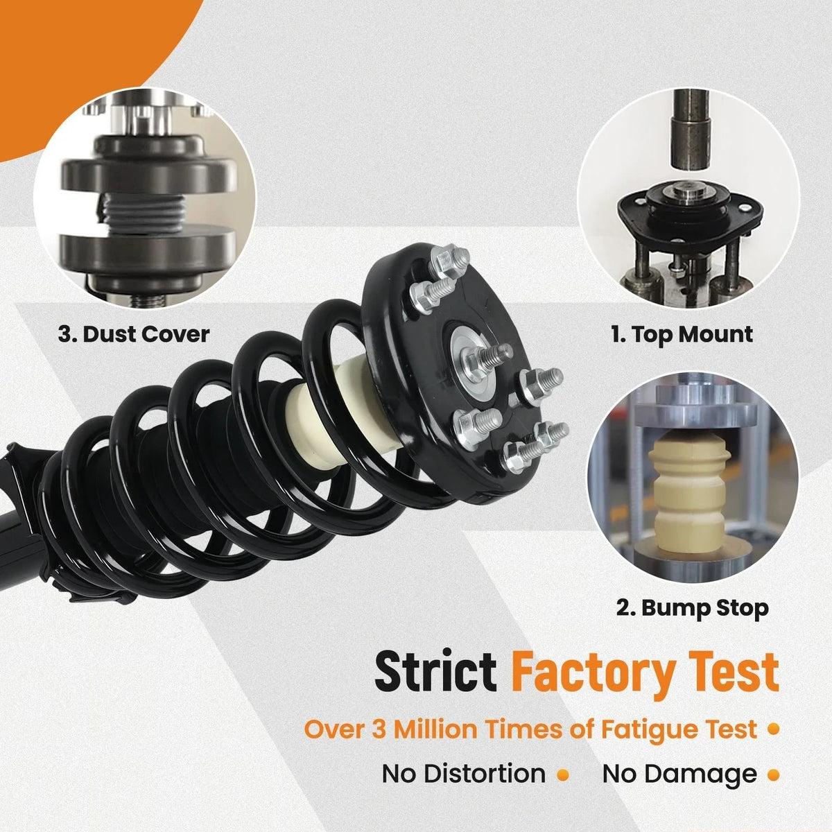 Complete Strut & Coil Spring Assemblies for Acura MDX (2009–2014)