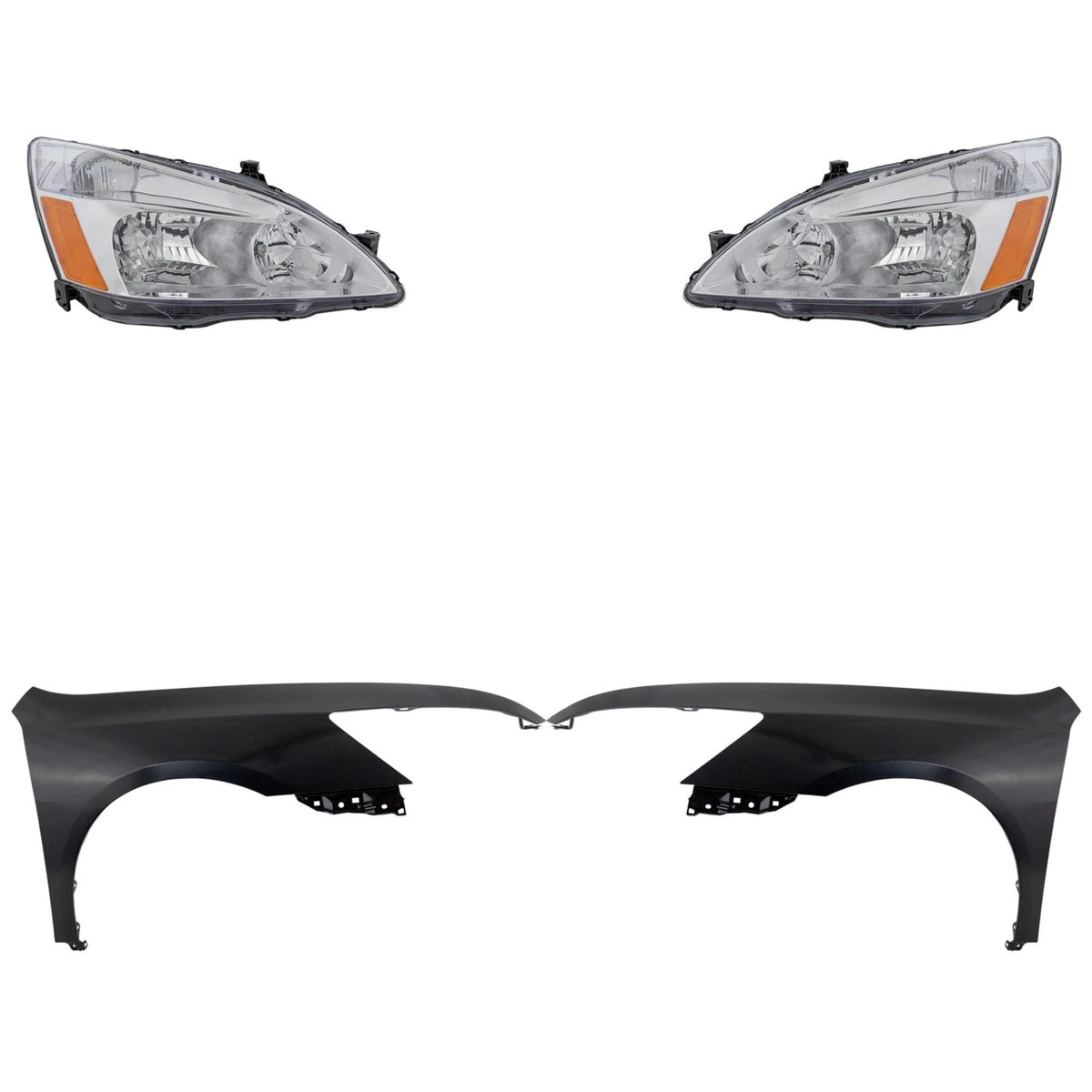 Headlight Set for Honda Accord (2003–2007) - Driver & Passenger Side
