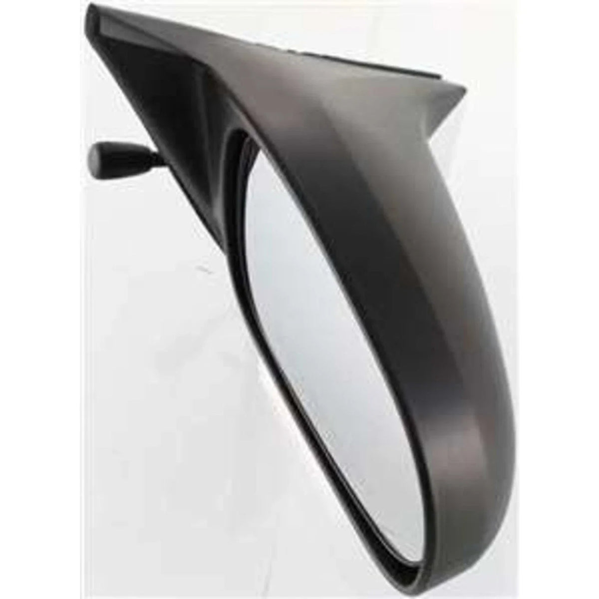 Textured Black Manual Remote Mirrors for Honda Civic Sedan 1996-2000 - Set of 2