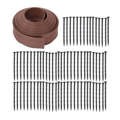 No Dig L-shaped Garden Lawn Border Edging Kit