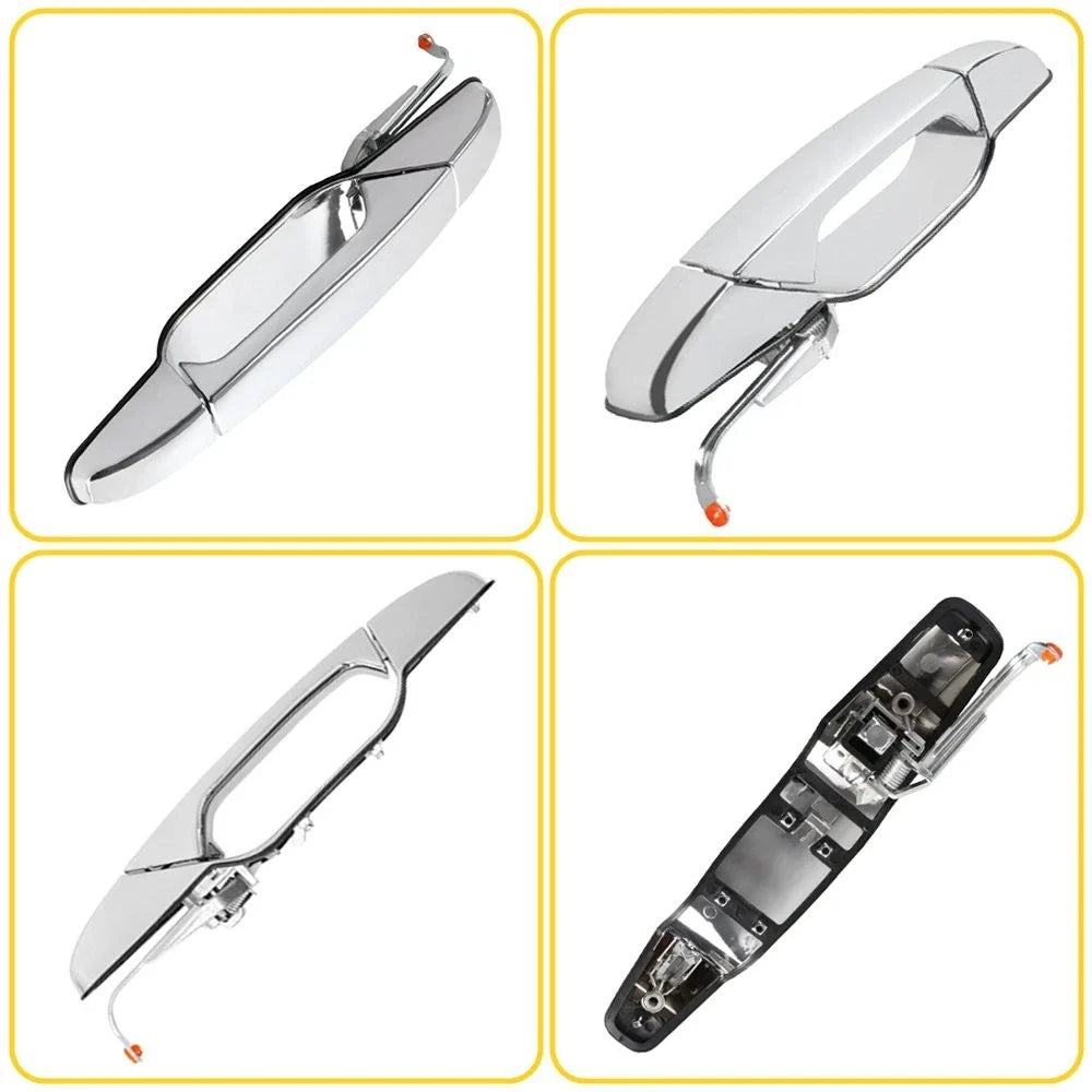 Chrome Rear Left Door Handle for 2007-2013 Cadillac Escalade, Silverado