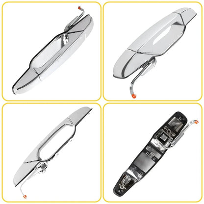 Chrome Rear Left Door Handle for 2007-2013 Cadillac Escalade, Silverado