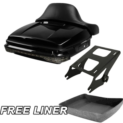 Chopped Tail Light Mount Rack for Harley Touring Models (2014–2025)