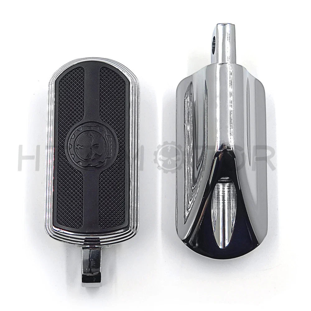 Chrome Finish Skull Foot Peg for Harley (1984-2017)