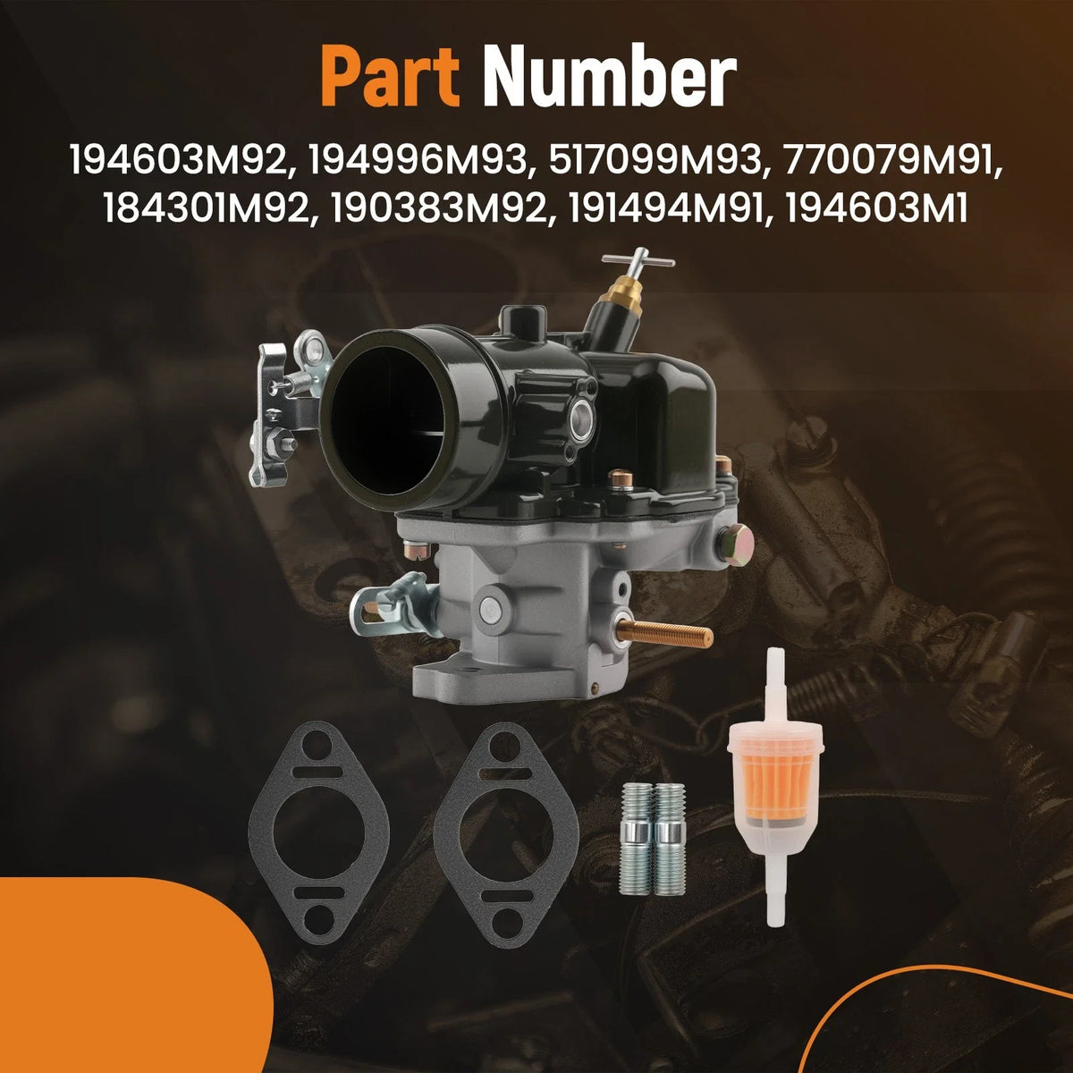 Carburetor 194603M92 for International 574 656 666 674 686 (1960–1980)