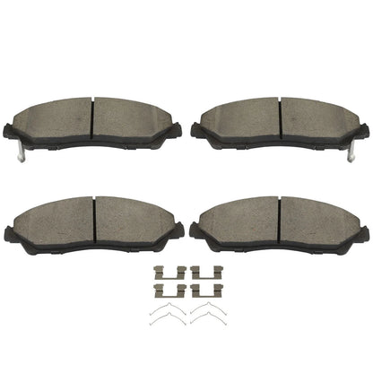 Front Ceramic Brake Pads Kit for Honda Ridgeline (2017–2022)