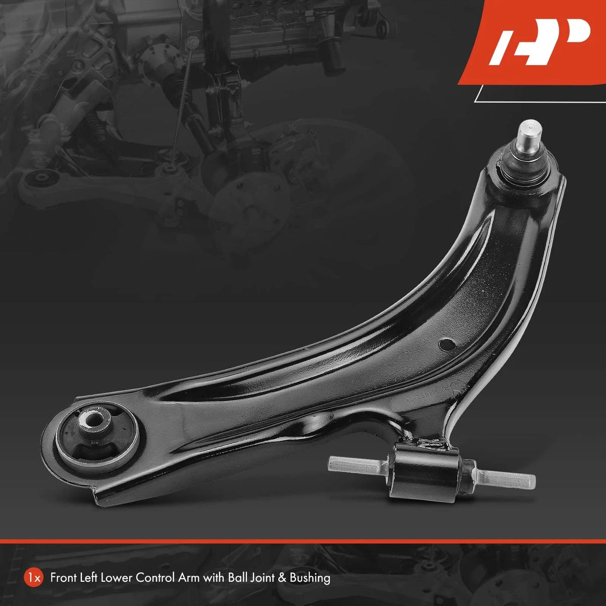Front Left Ball Joint for Lower Control Arm - Nissan Rogue 2008-2013