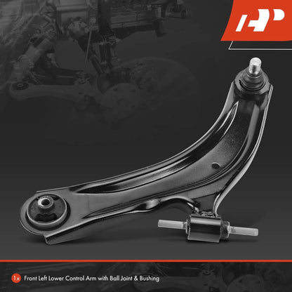 Front Left Ball Joint for Lower Control Arm - Nissan Rogue 2008-2013