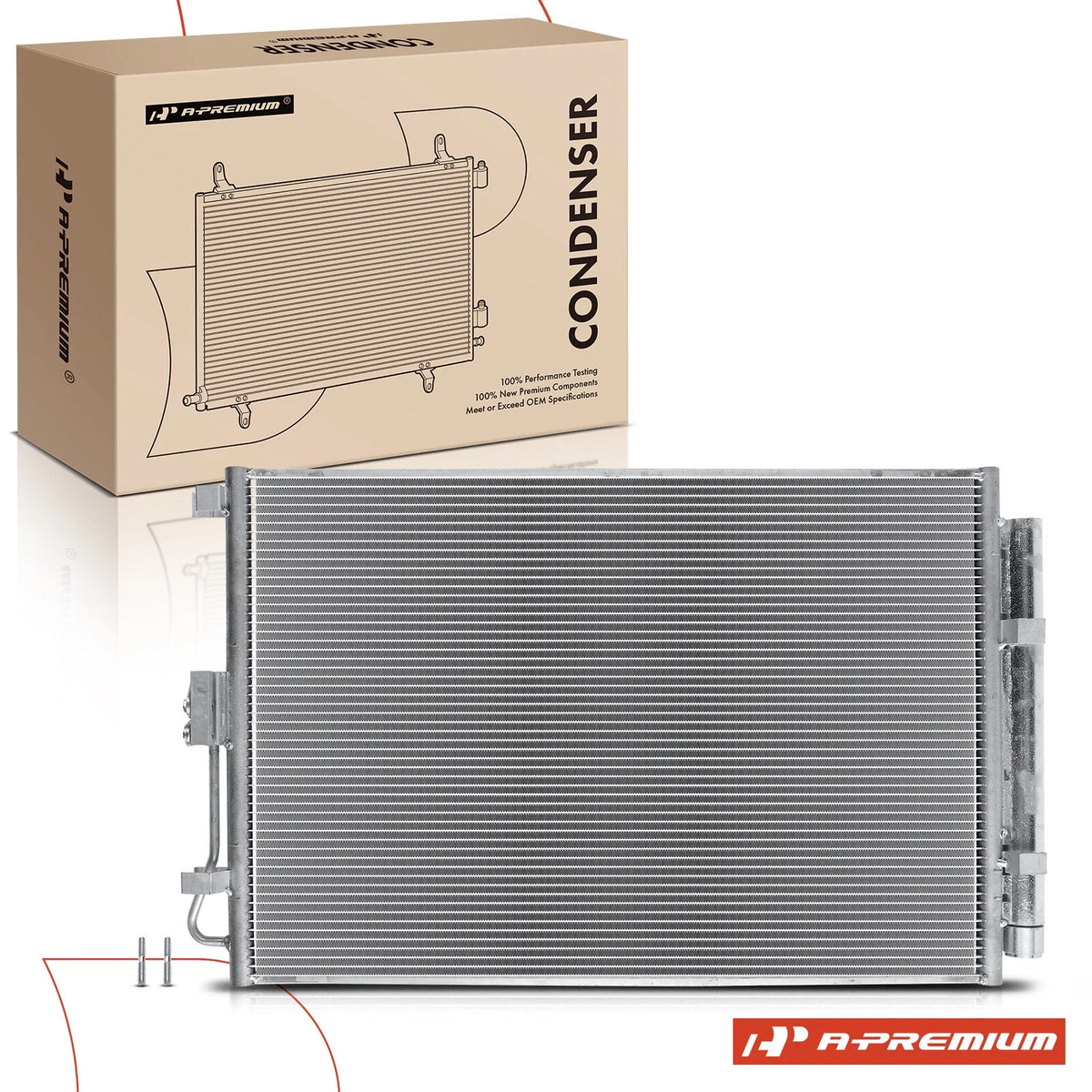 A/C Condenser with Receiver Drier for Kia Soul (2012–2013)