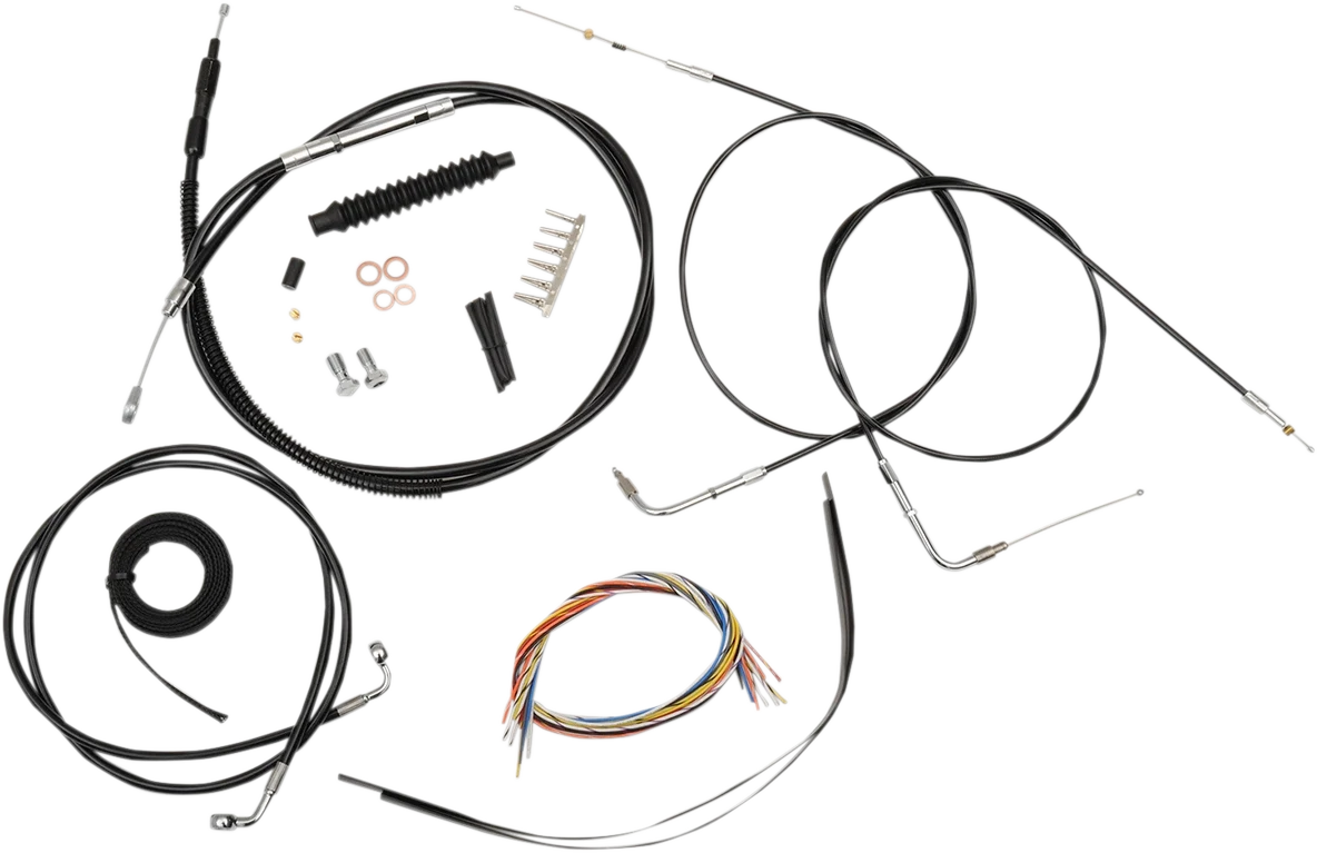 Handlebar Cable/Brake Line Kit for LA Choppers (15"-17" Handlebars)