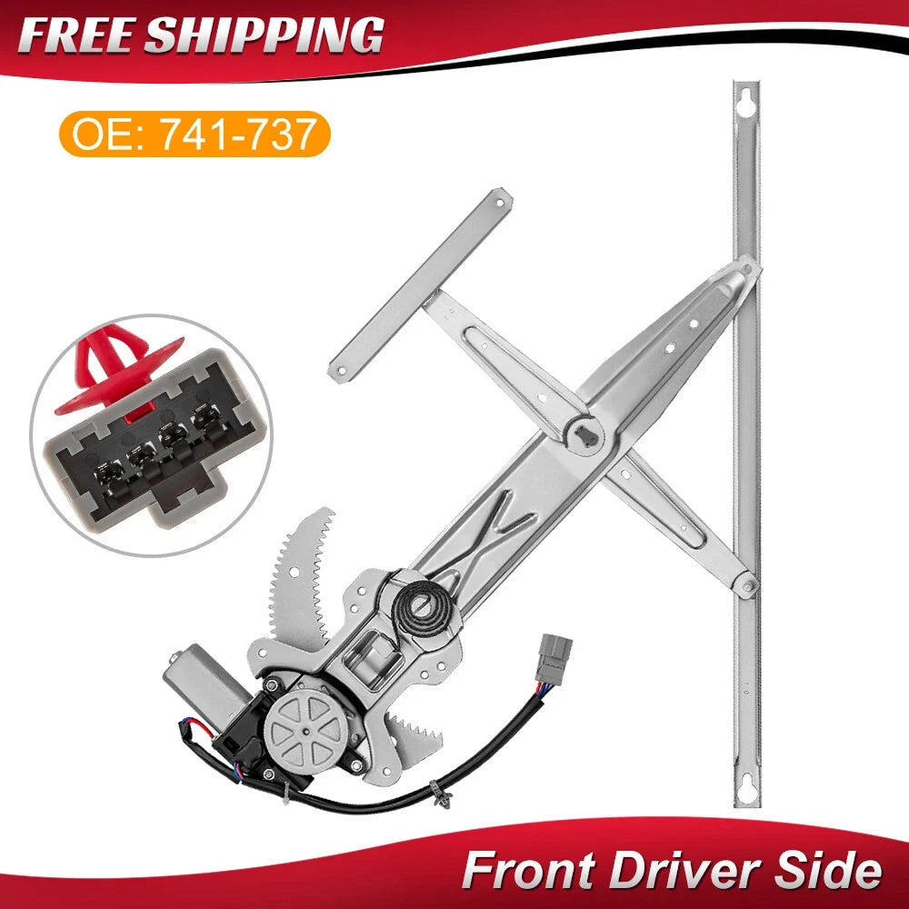 Window Regulator Assembly with Motor for Honda Civic Coupe 1996-2000 Left