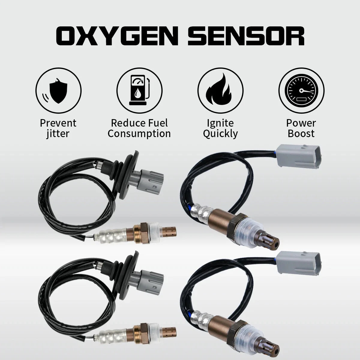 Set of 4 Oxygen Sensors for Nissan Titan Armada 5.6L 2007 234-9072