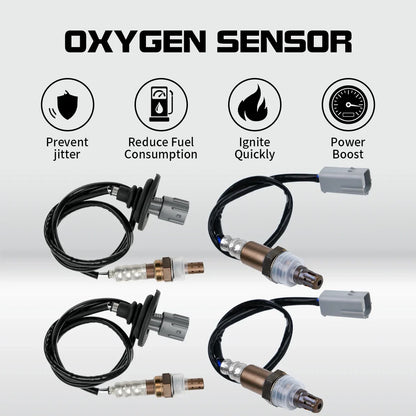Set of 4 Oxygen Sensors for Nissan Titan Armada 5.6L 2007 234-9072