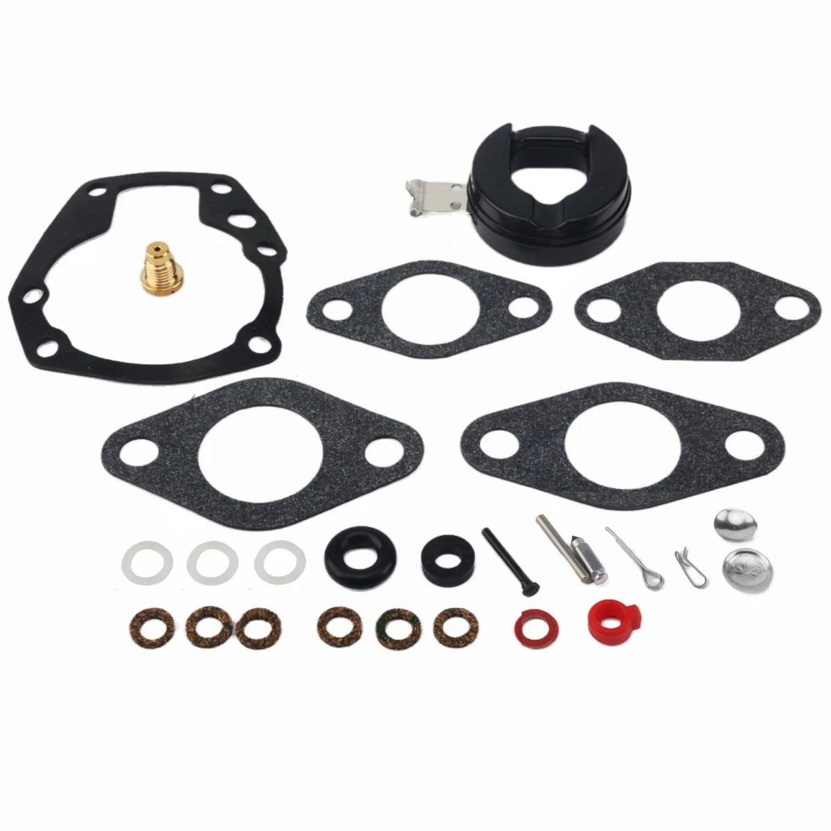 Carburetor Kit with Float for Johnson Evinrude 5-18 HP Engine