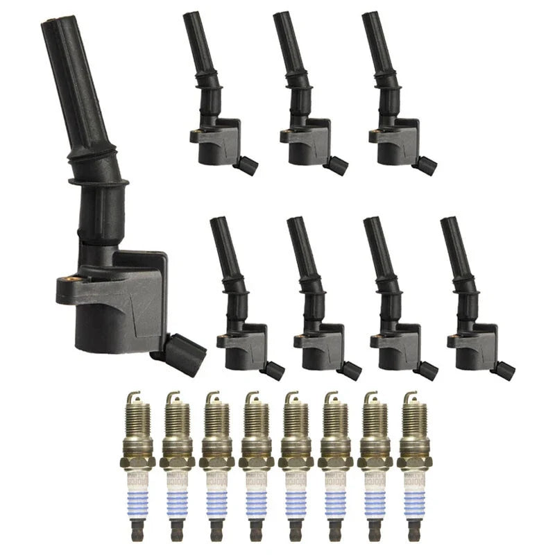 8X Ignition Coils + 8X Spark Plugs for Ford F-150 (1998–2010) DG508