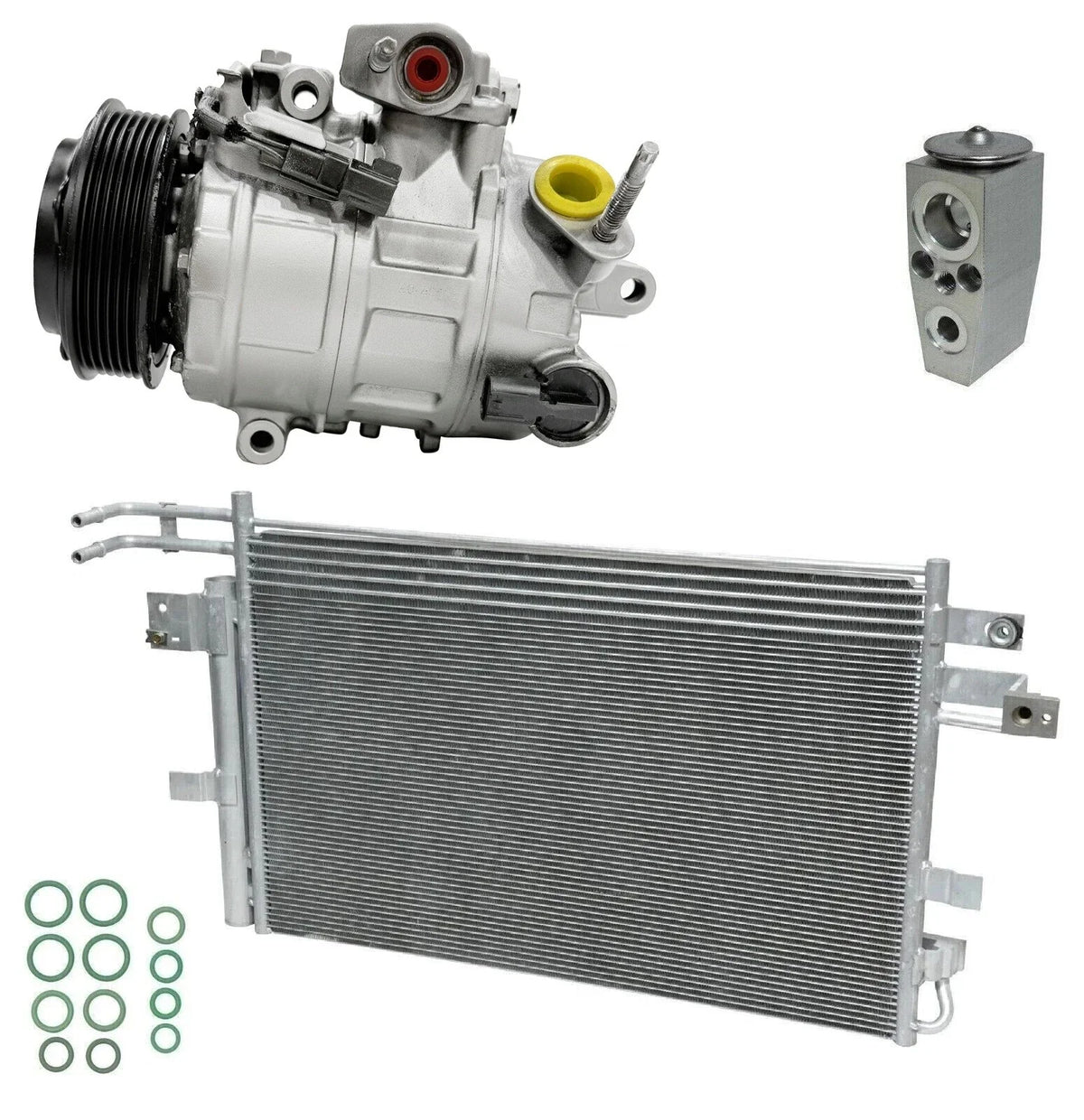 AC Compressor Kit with Condenser for Ford Taurus 3.5L V6 (2016–2019)