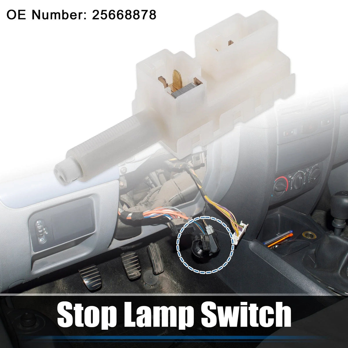 Brake Light Transmission Shift Lock Switch for Cadillac DeVille (1994–2005) No.25668878