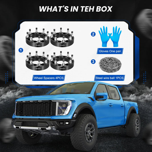 Set of 4 Wheel Spacers 1.5" 8x6.5 to 8x180 for Chevy GMC Savana 2500 (2003–2023)