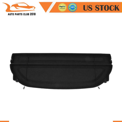 Cargo Cover for Honda Fit (2012–2013) Black Rear Trunk Security
