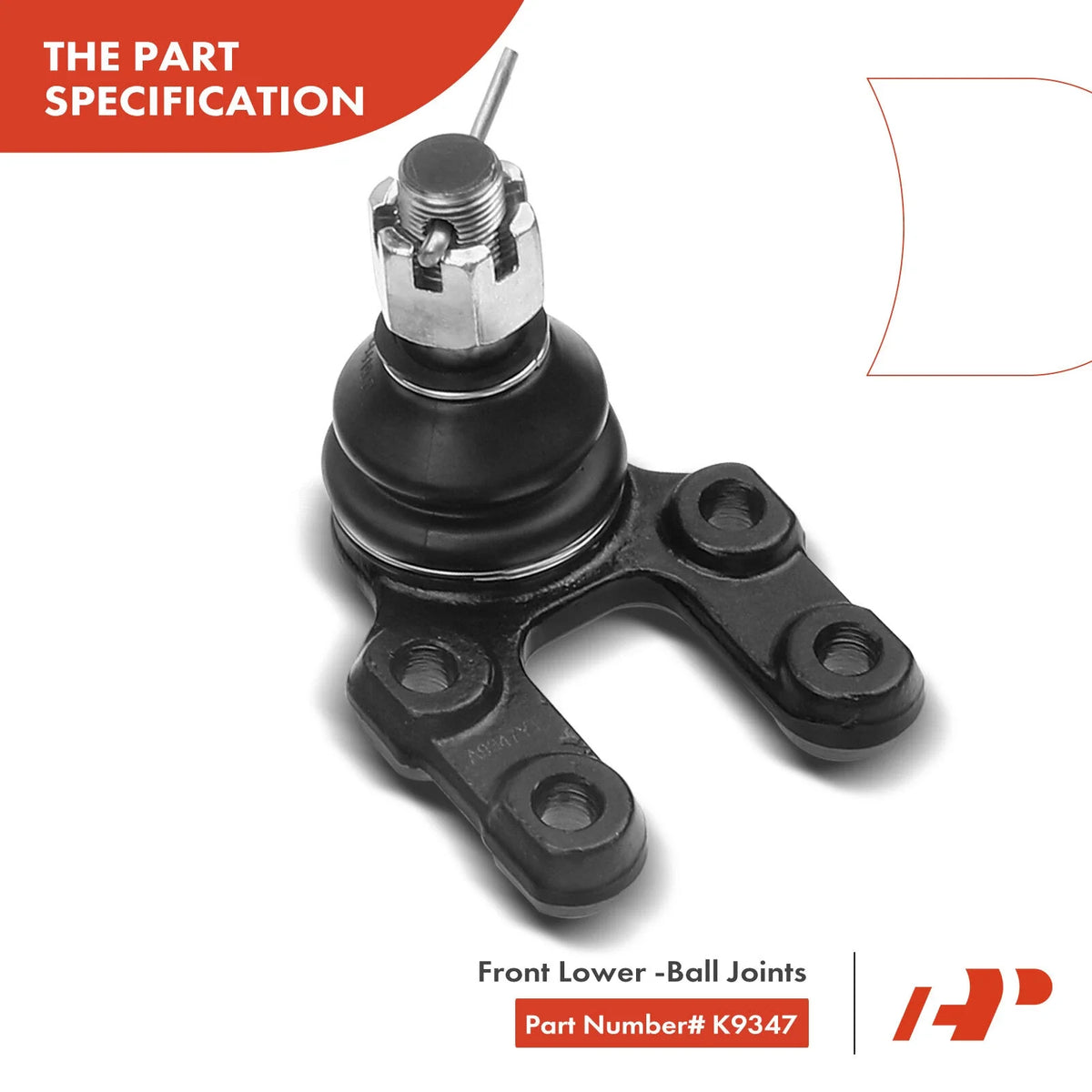 8-Piece Front Tie Rod Ends & Ball Joints for Nissan Pickup 1995-1997